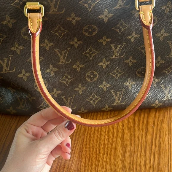 Louis Vuitton Brown and Tan Monogram Tote - Picture 4 of 10